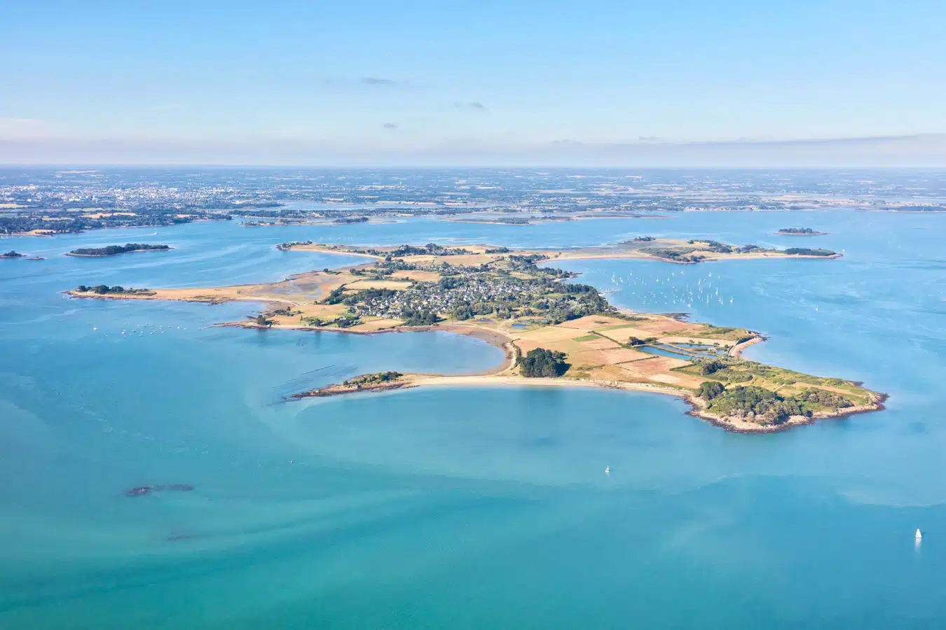 Île-aux-Moines - Vue aérienne